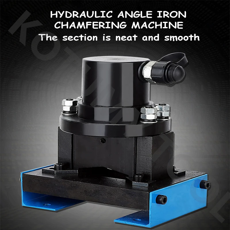 DJ-55 Multifunctional Angle Iron Cutting Machine Angle Steel Cutter 16T Hydraulic Angle Iron Chamfering Machine Processing Machi