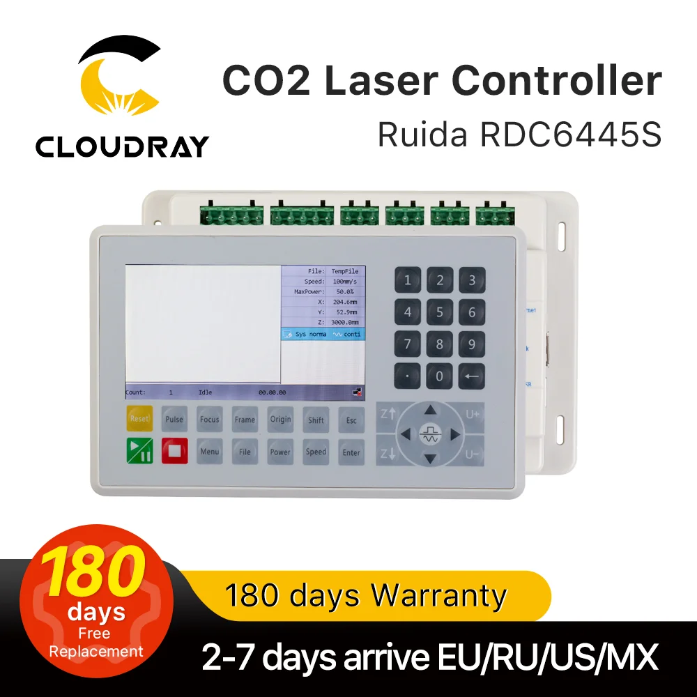 Ruida RDC6445 RDC6445G RDC6445S Controller per macchina da taglio per incisione laser Co2 Aggiornamento RDC6442 RDC6442G