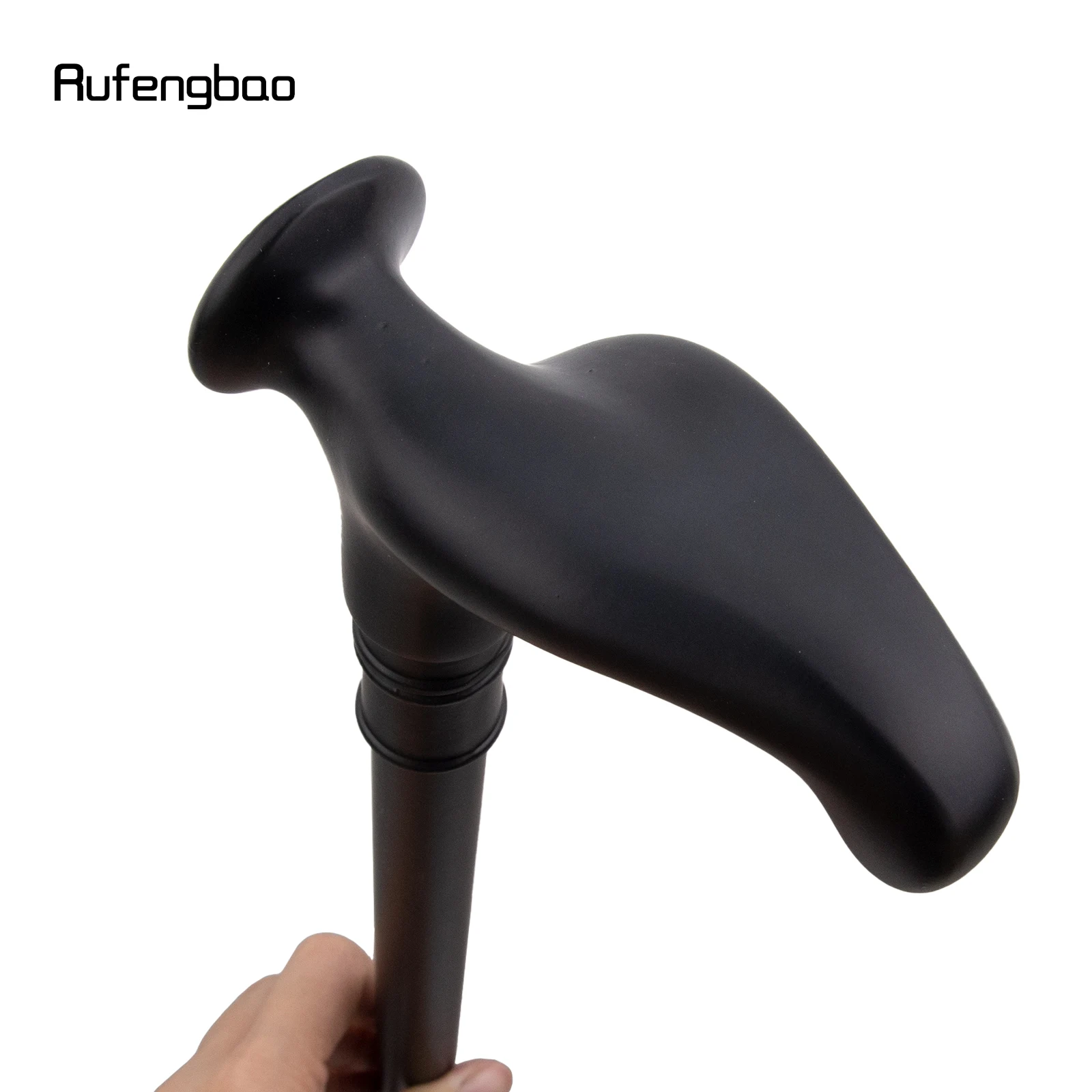 Varitas de hadas de aleación ergonómicas negras, bastón para caminar en espiral para mano izquierda, varita para Cosplay, palo para fiesta de cumpleaños y boda, 92cm