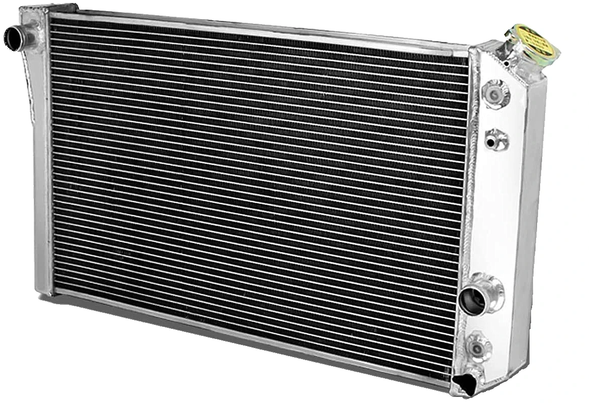 Aluminum Radiator for 1984-1990 Chevrolet Corvette C4, 1982-2002 Chevy S10/S-10 Blazer V8 Conversion 1983 1984 1985 1986