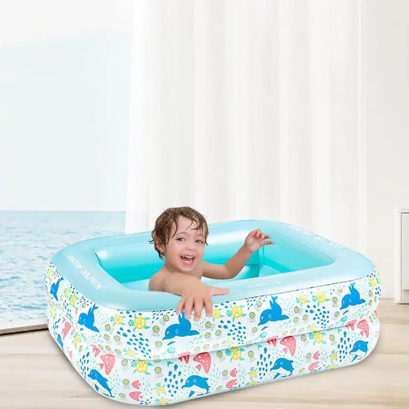 Large Inflatable Outdoor Swimming Pool Small Inflatable Pool Kiddie Swimming Pool Children Adult Play Bathtub paddling pool