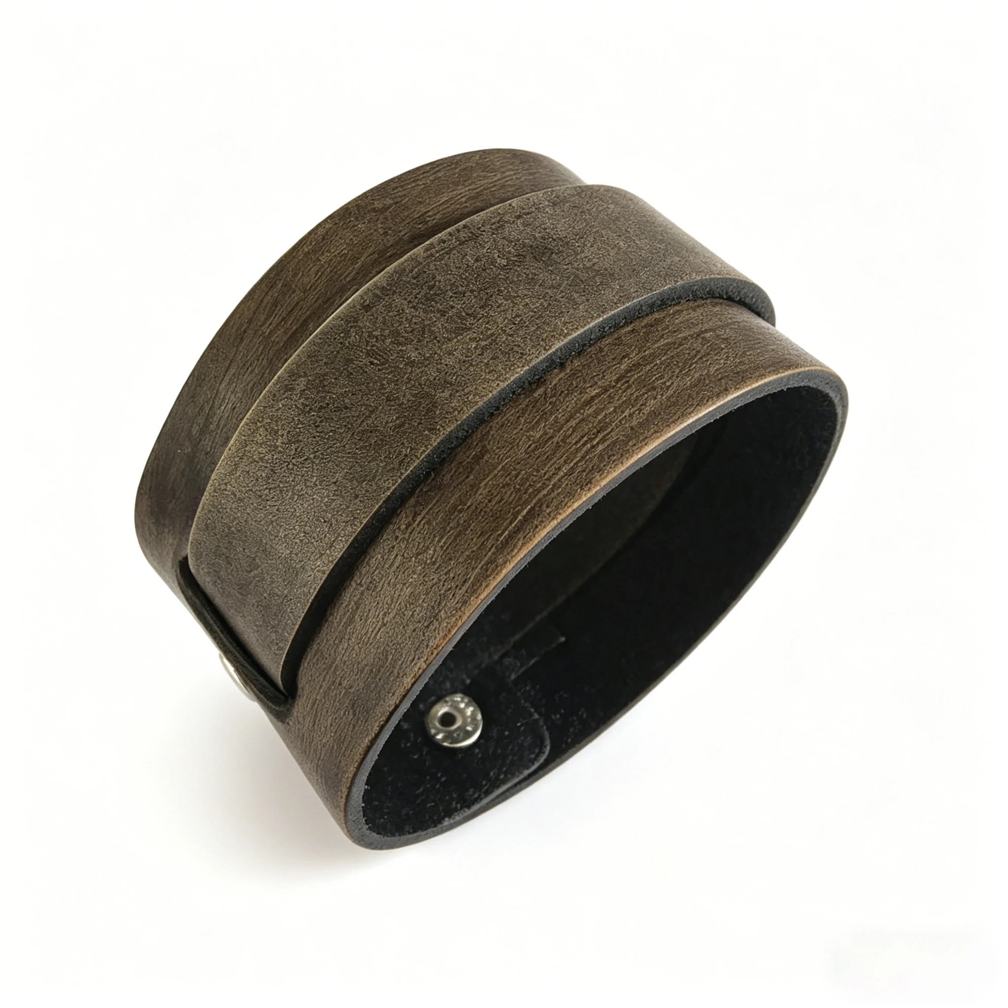 Classic Men\'s Leather Bracelet Multi-style Handmade Weave Wide Bracelets Vintage Brown  Man Jewelry Wholesale Dropshipping