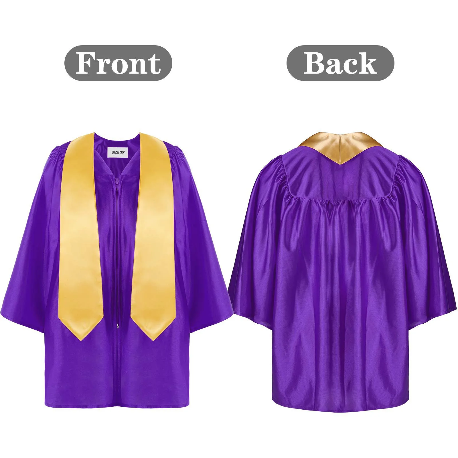 Children Graduation Costume Kindergarten Bachelor Gown Academinc Uniform Boy Girl Preschool Graduation Shawl Tassel Set