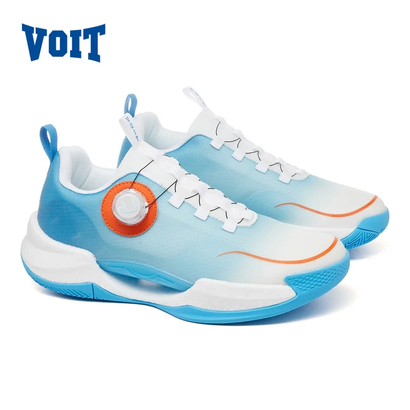 VOIT Basketball Shoes Man Women Breathable Combat Shoes Shock Absorption Anti-slip Youth Wear-resistant Wrapping Low-top Sneaker