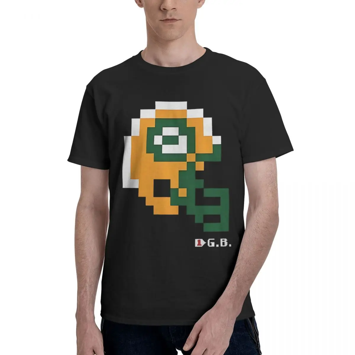 

Tecmo Bowl Packer Шлем 100% хлопок Повседневная дышащая удобная футболка Забавные футболки Ugus Забавная рубашка
