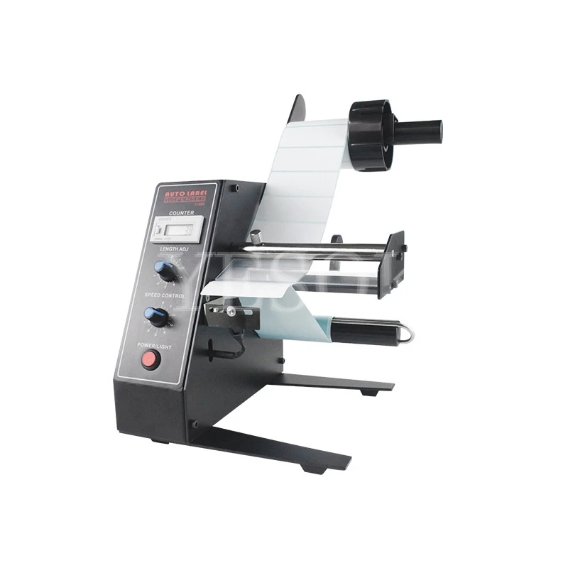 

Auto Label Dispenser Device Automatic Sticker Separating Machine AL-1150D NEW Digital Control 4-140mm Label stripping machine