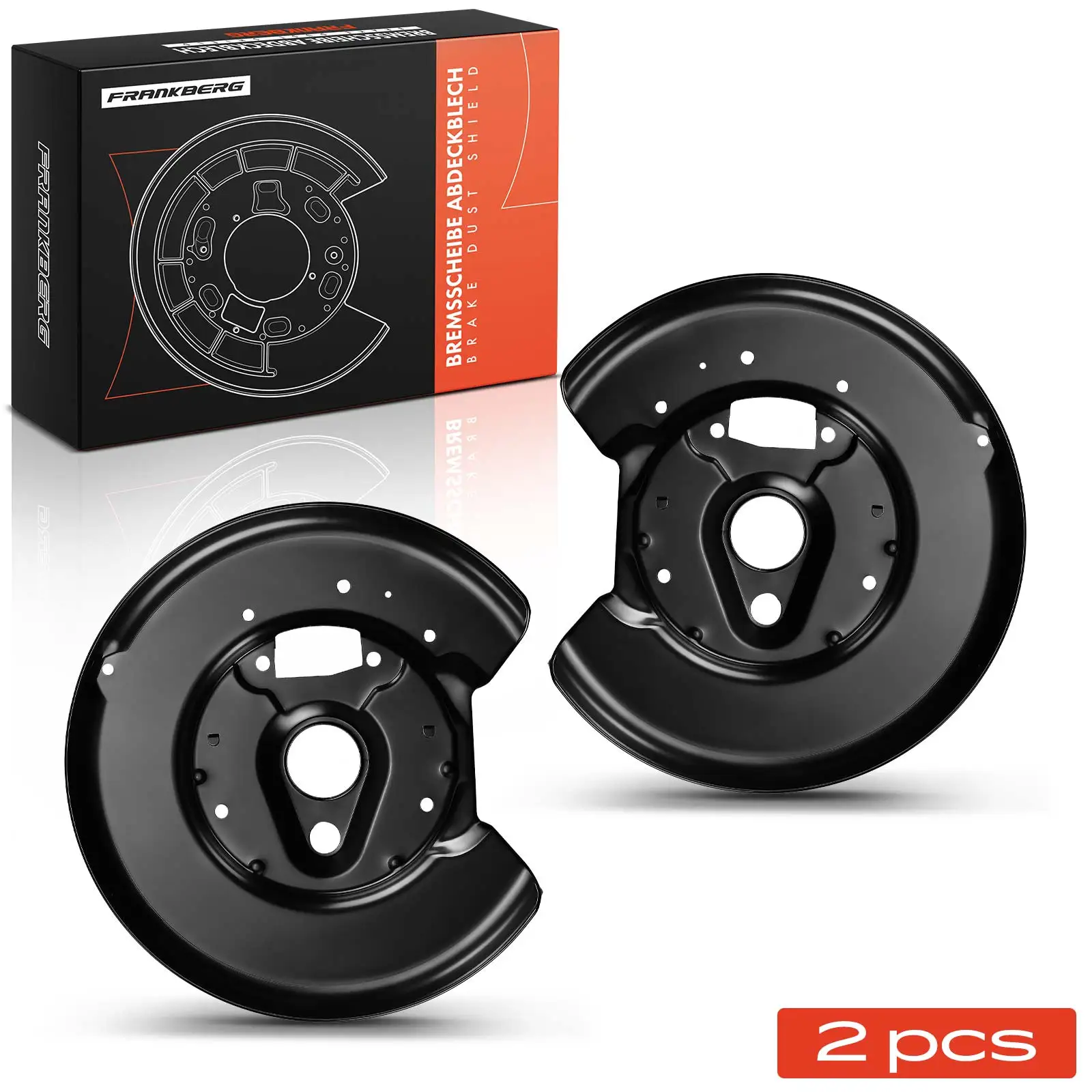Frankberg 2x Anker plaatwerk Remschijf Achteras Beide Zijden Voor Volvo S70 P80 V70 1 875 876 850 854 LS LW 3516883 11261 11262