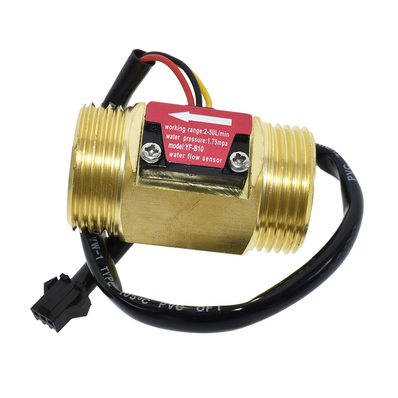 

DN25 Water Flow sensor Hall Sensor Switch Flow Meter brass water meter Industrial turbine flowmeter 1 Inch water flow sensor