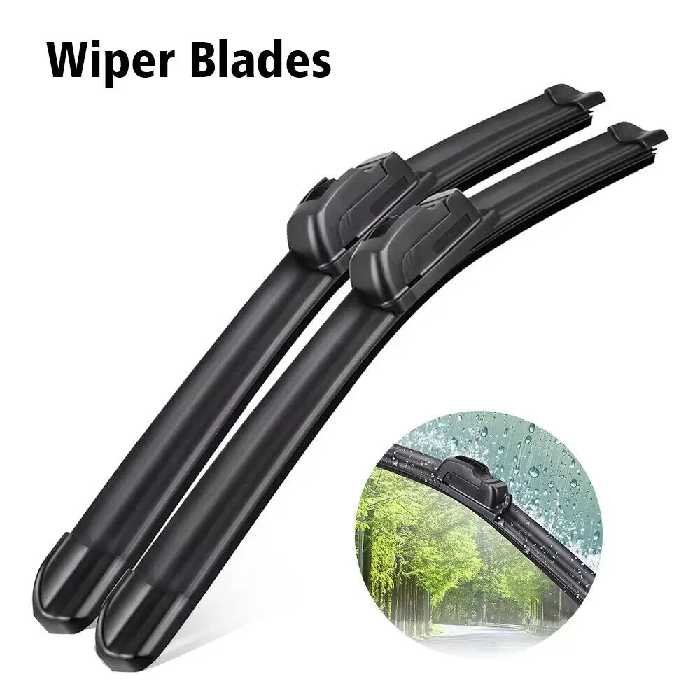 HUOYE Front Windshield Wiper Blades Set 26+19inches for Toyota Prius 2010-2015