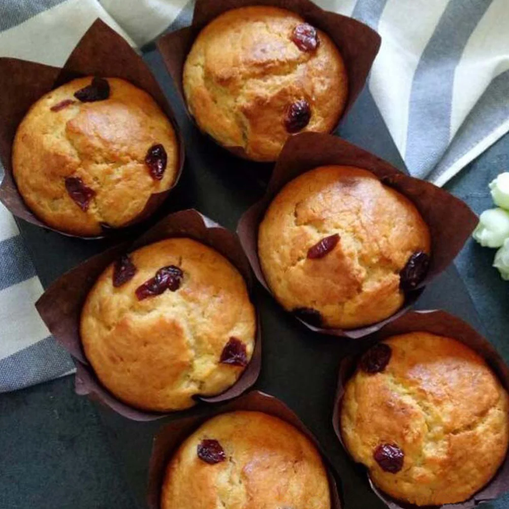 

1Set Cake Packing Cups Tulip Design Oil-Proof Disposable Cupcake Liners for Baking Party Cake Packing Cup Muffin Liner