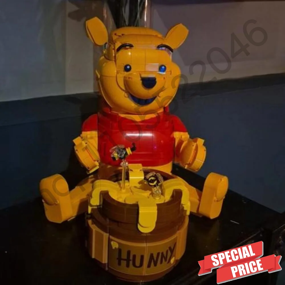 Super popular 1399pcs  Bricks Winnie The Pooh Building Blocks Cartoon Movie Bear Model Assemble for Christmas Gifts - view 5