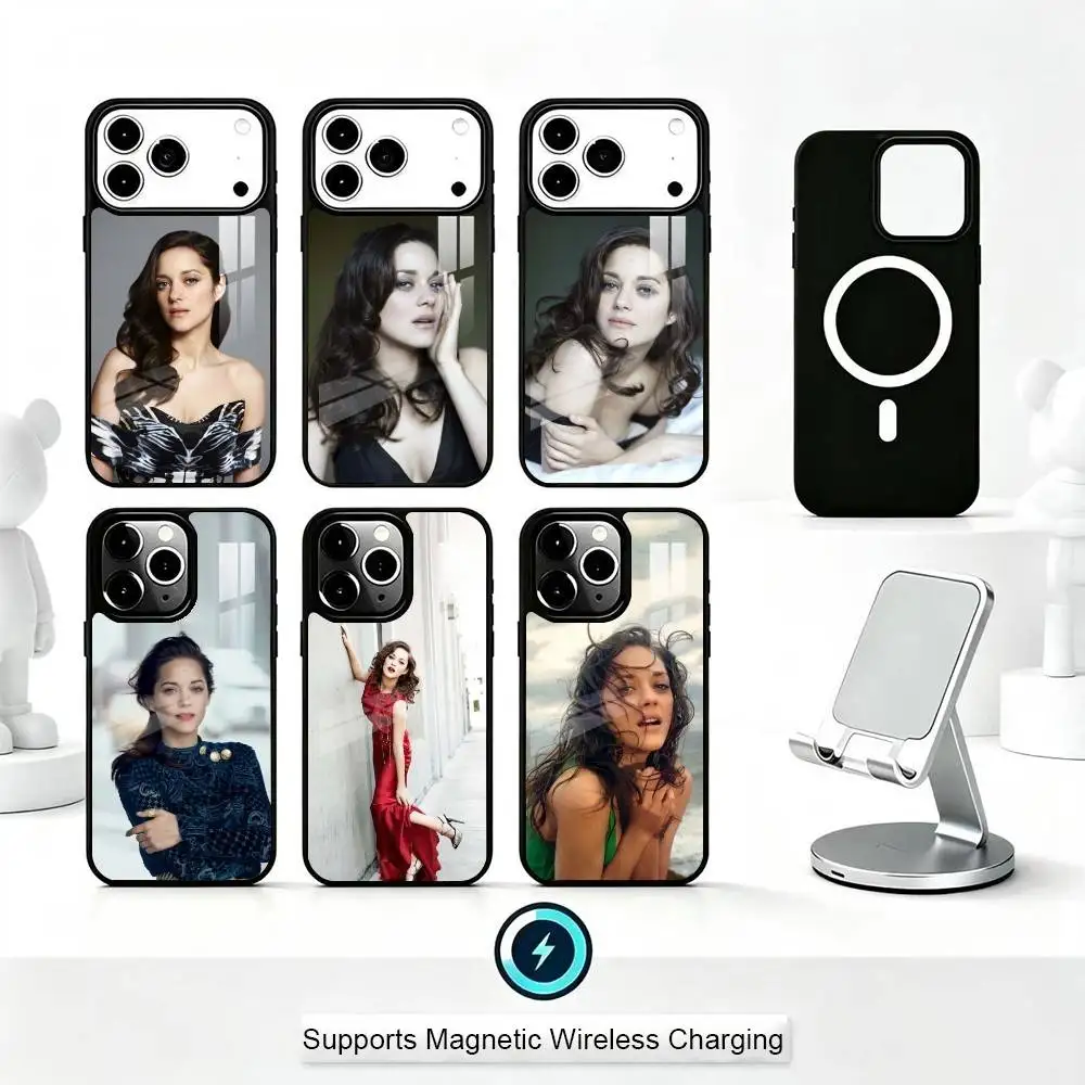 

Actress M-Marion Cotillard Phone Case For iPhone17,16,15,14,13,12,11 Plus,Pro Allows magnetic wireless charging