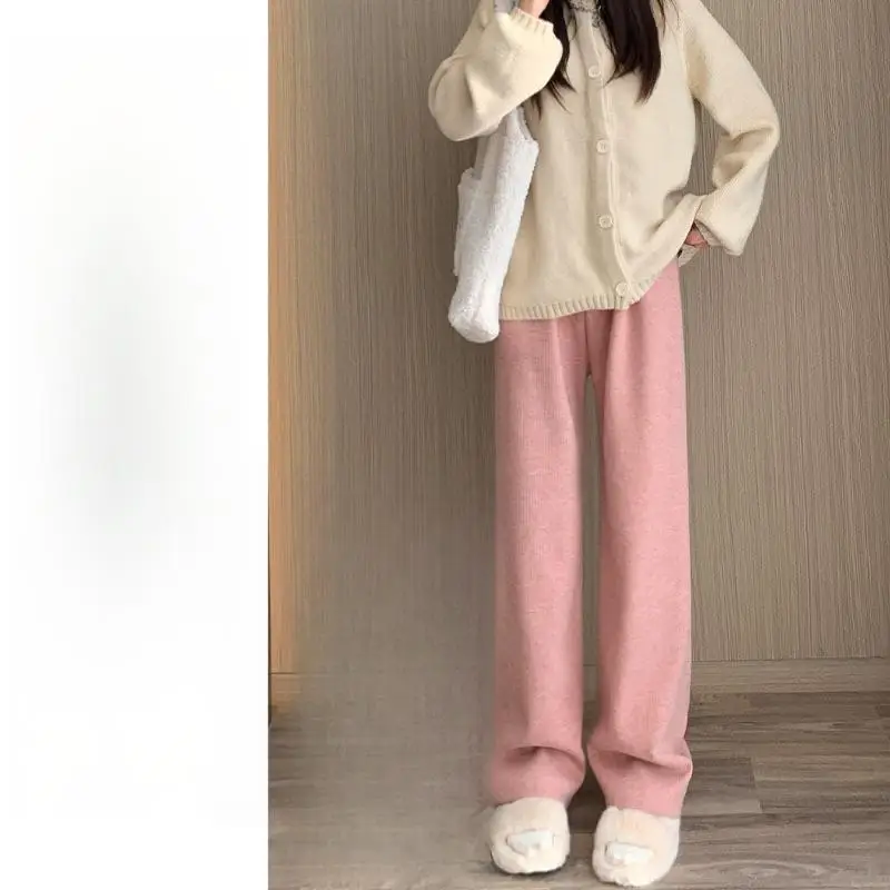 

Широкие брюки, хлопковые женские летние модальные курортные легкие струящиеся регулируемые шикарные универсальные эластичные брюки в стиле ретро