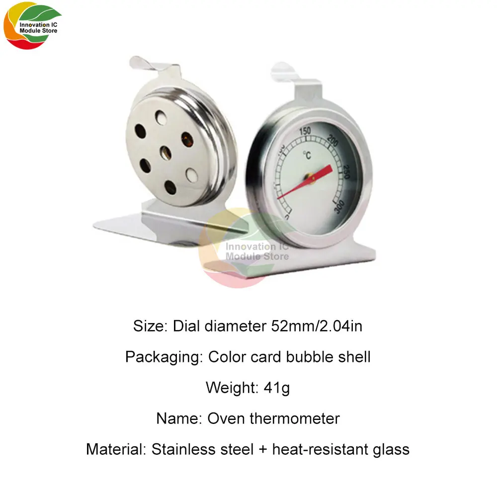 300°C Stainless Steel Oven Cooker Thermometer Mini Dial Stand Up Temperature Gauge Meter Food Meat Grill Cooking Kitchen Tools