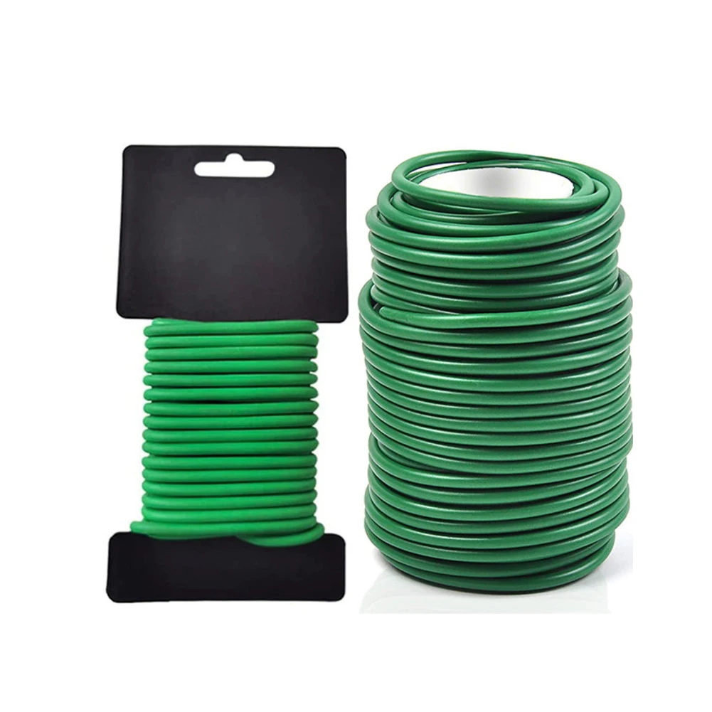 

Мягкая проволока для подвязки растений, два размера: 28 мм x 10 м и 35 мм x 20 м, устойчивая к погодным условиям, гибкая проволока для сада и дома