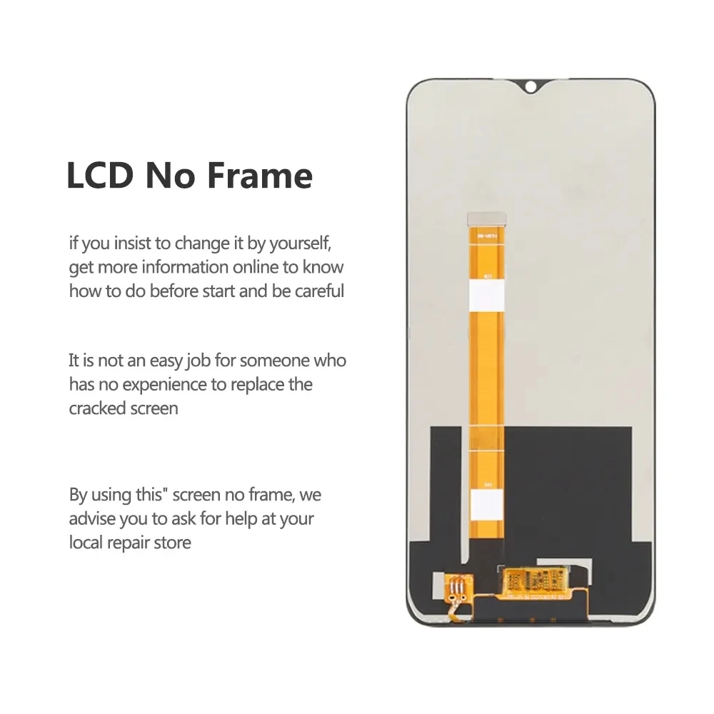 100% Original LCD For Realme 7i LCD Display Screen For RMX2103 Snapdragon 662 LCD Display Screen Digitizer Repair Parts