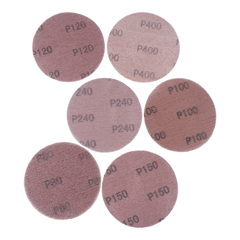 10Pcs 5inch Hook & Loop Abrasive Dust Free Grid Sanding Paper 125mm Mesh Sanding Discs Anti-Blocking Grinding Sandpaper For Car - view 5