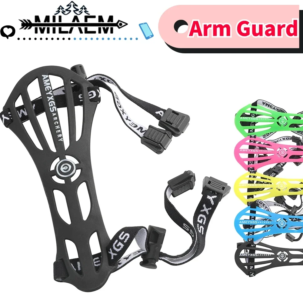 

Archery Equipment Arm Guard PP Protection Forearm Safe Adjustable Traditional Hunting Recurve Bows Shooting Training Protector