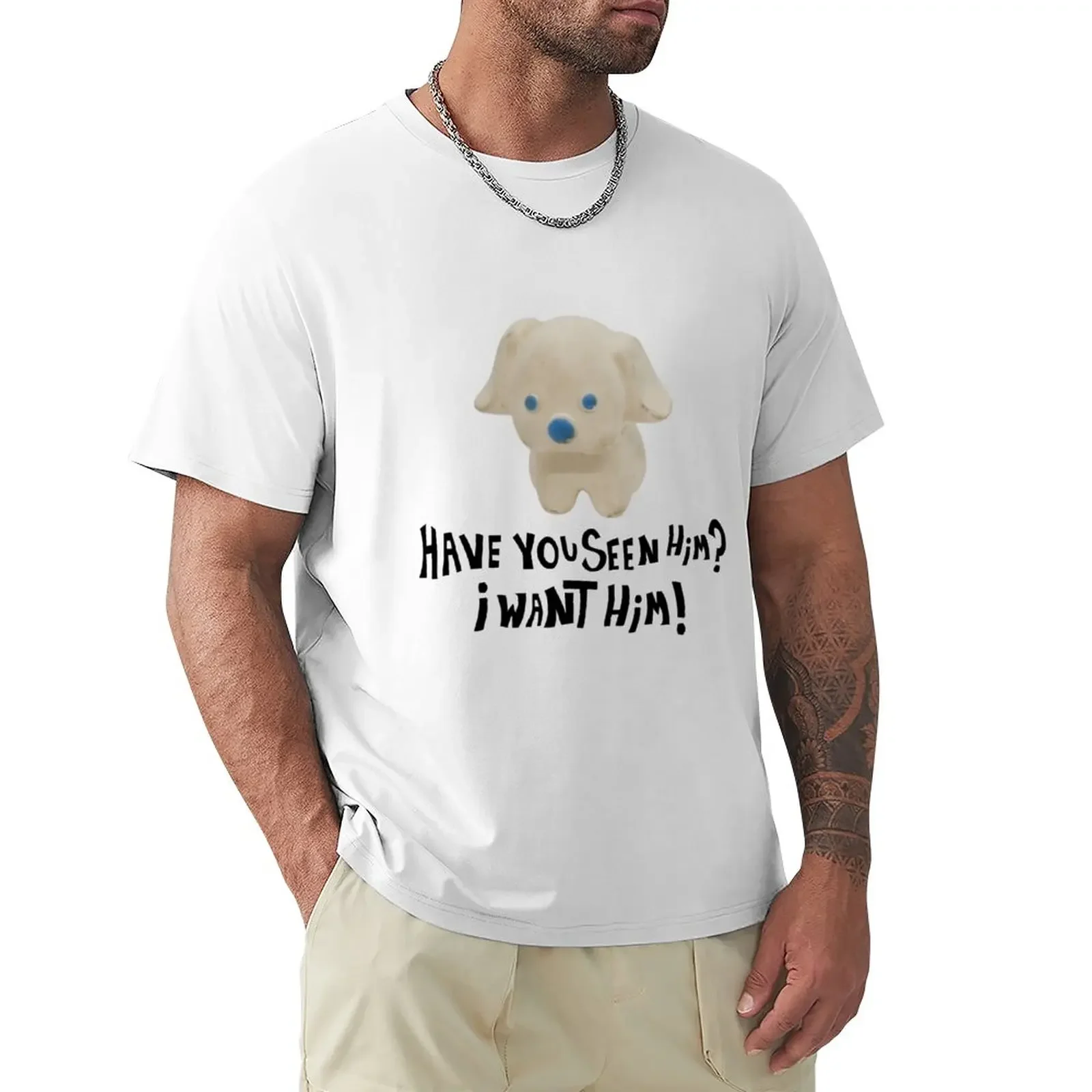 Dough Doggie T-Shirt cute tops plain animal prinfor boys mens t shirts casual stylish