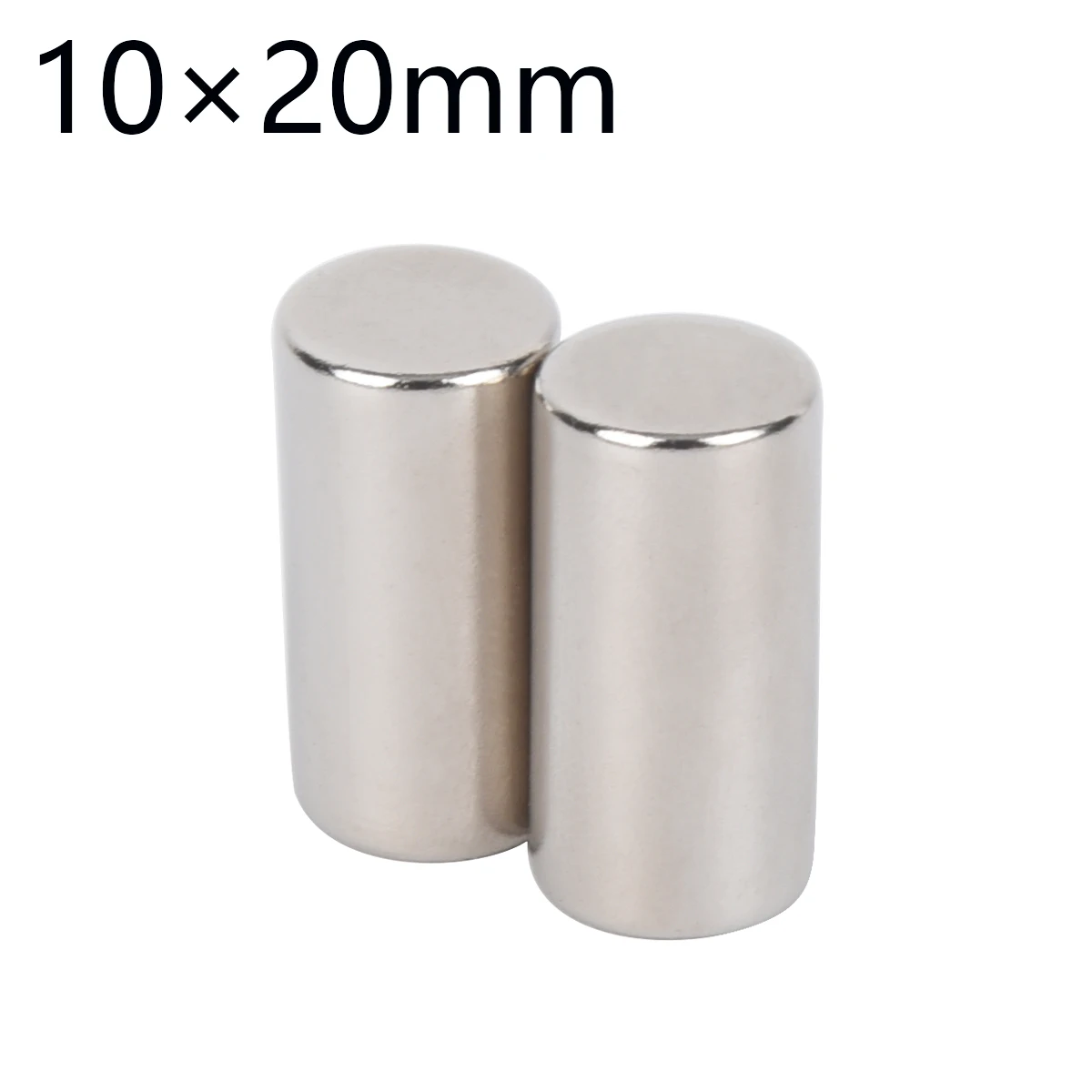 超強力 10 × 20 ミリメートルネオジム磁石 N35 ラウンドレアアース磁石円筒形ネイルアートスティック磁気キャッツアイ接着剤 10*20 ミリメートル