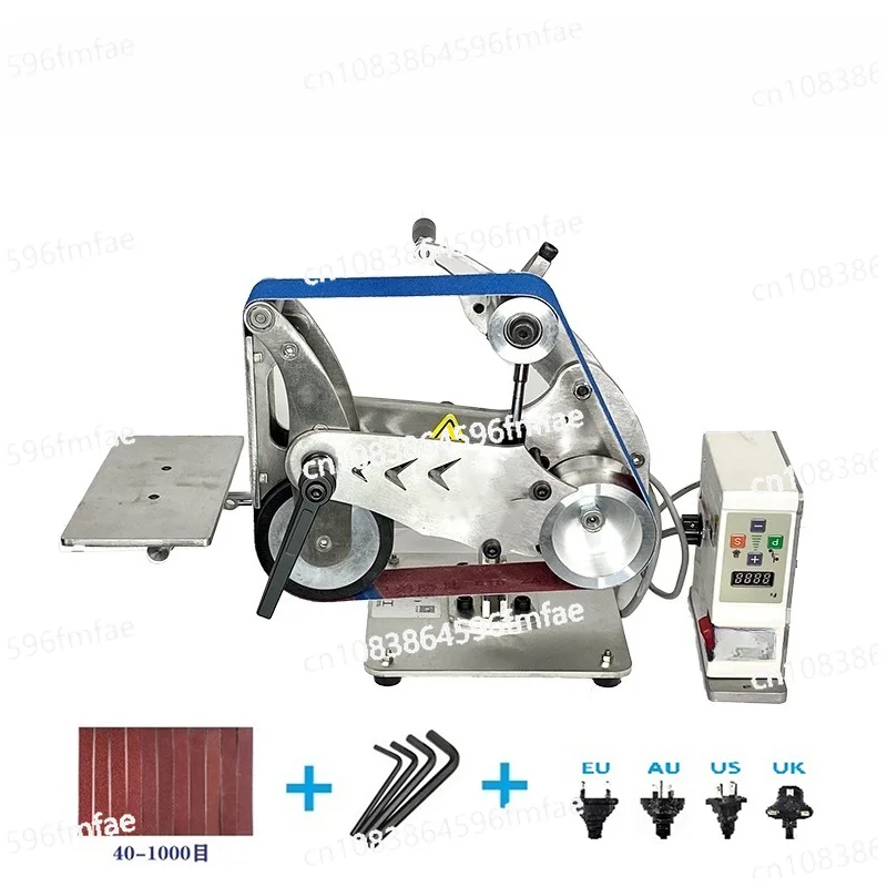 

750W Brushless Motor Belt Sander Polisher Sharpener Polishing Grinding Machine 915x50mm Rubber Sander Belt Grinder Machine