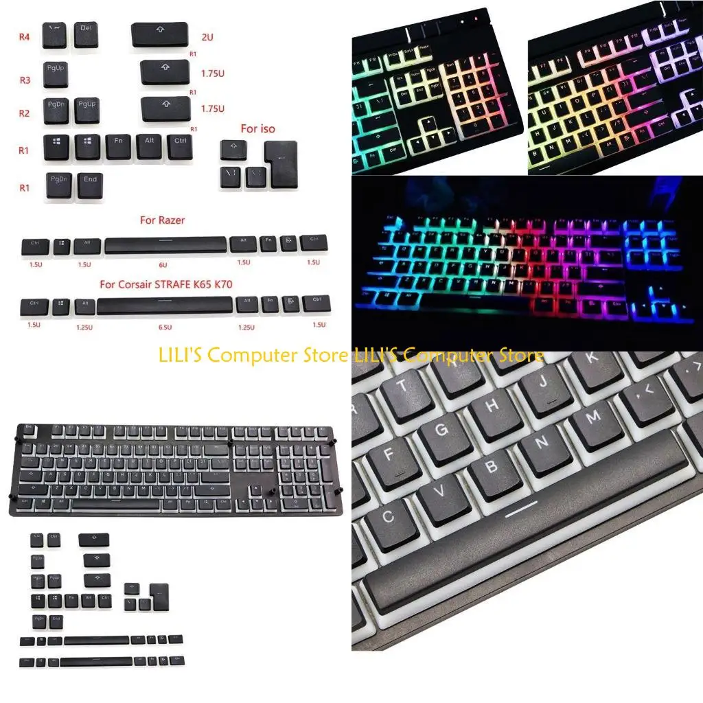 

A52B English Keycaps For Cherry MX Switch Mechanical Keyboard