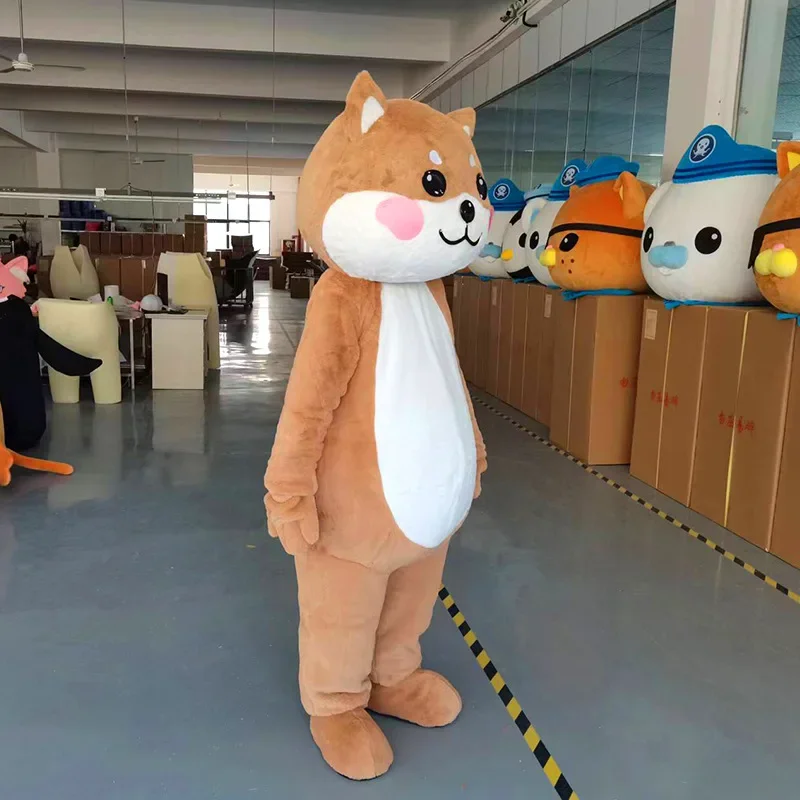 Cute Dog Mascot Costume Cosplay Prop Show Cartoon Doll Costume Fursuit