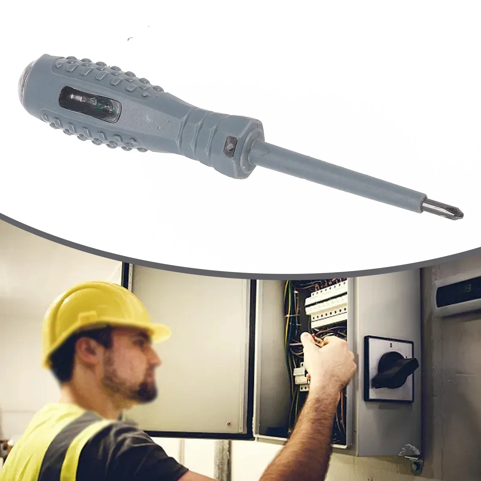 1pc Double Colored Light Screwdriver Electric Pen High-torque High Light Tester Pen Multi-functional Household Screwdriver