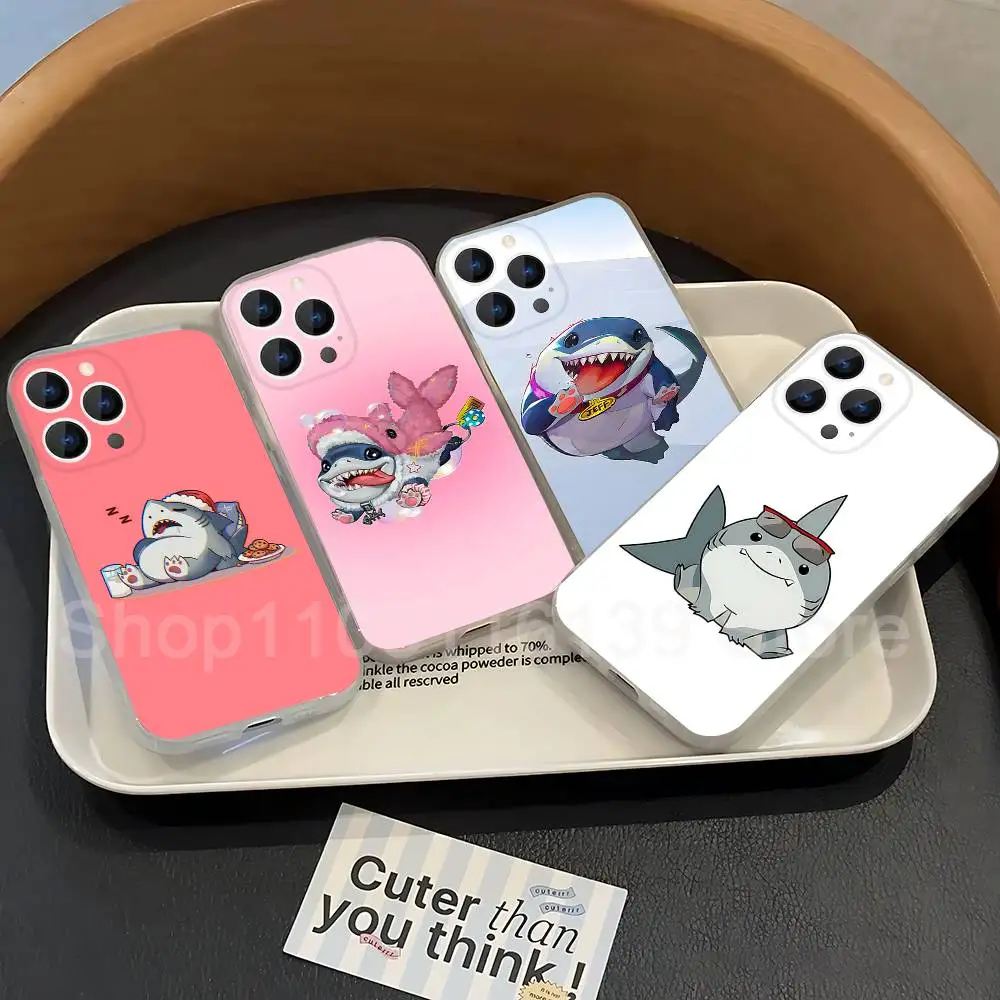 

J-Jeff The Land Shark Phone Case For iPhone 17,16,15,14,13,12,11 Pro,Max,Plus,X,XS,XR,SE4,E Mini Transparent Soft Cover
