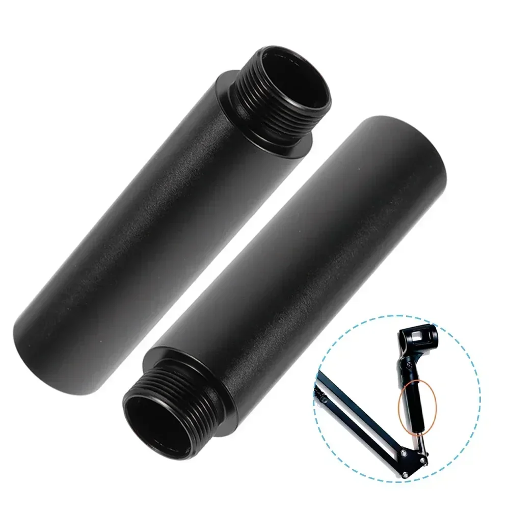 2PCS Mic Stand Extension Tubes Boom Tubes Microphone Extender Stand Extension Rod With Screw Pipe 5/8\