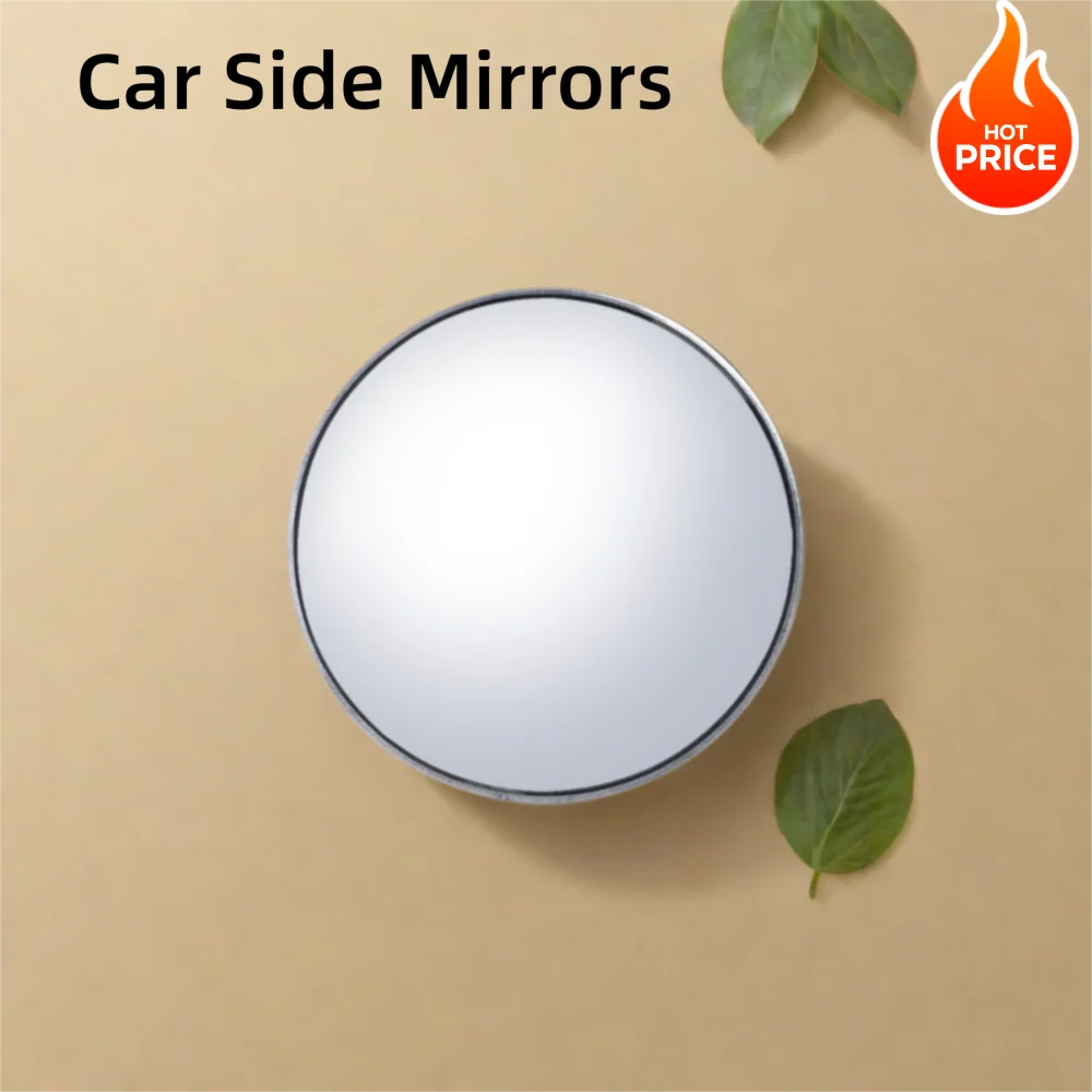 

75/90mm Truck Bus Round Blind Spot Mirror HD Convex Wide Angle Car Side Mirrors Blind Spot Auxiliary Mirrors Auto Accessories