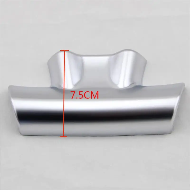 For Citroen Elysee C-Elyse 2014 2015 2016 ABS Matte/Carbon steering wheel plate frame Panel Cover Trim car Accessories 1pcs