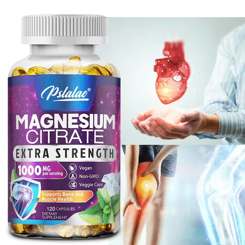 

Magnesium Citrate - Helps Muscle Cell Metabolism, Improves Athletic Performance and Endurance, and Promotes Bone Health