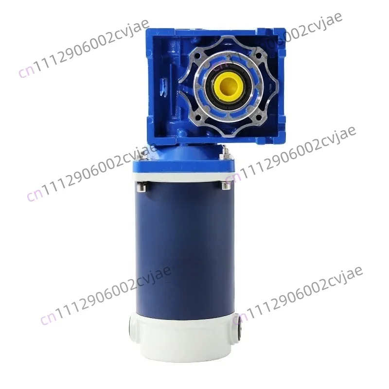 RV40 DC Worm Gear Reduction Motor 12V 24V 300W Adjustable Speed Turbine Worm Gear Motor