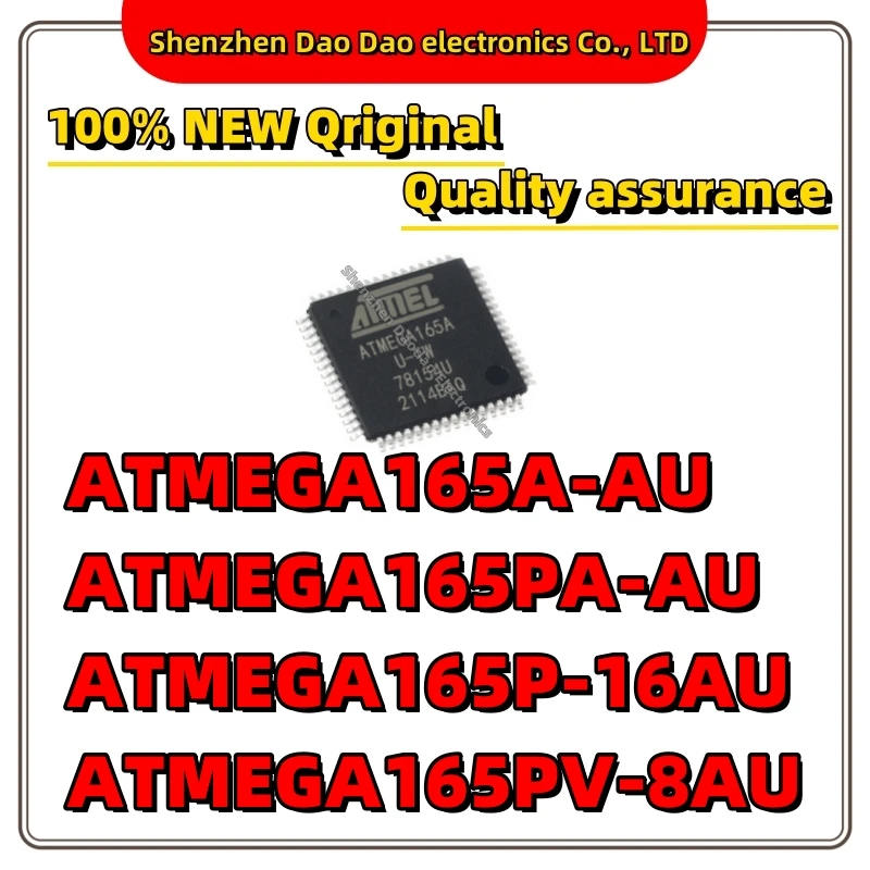 ATMEGA165A-AU ATMEGA165PA-AU ATMEGA165P-16AU ATMEGA165PV-8AU IC chip TQFP-64 New original microcontroller