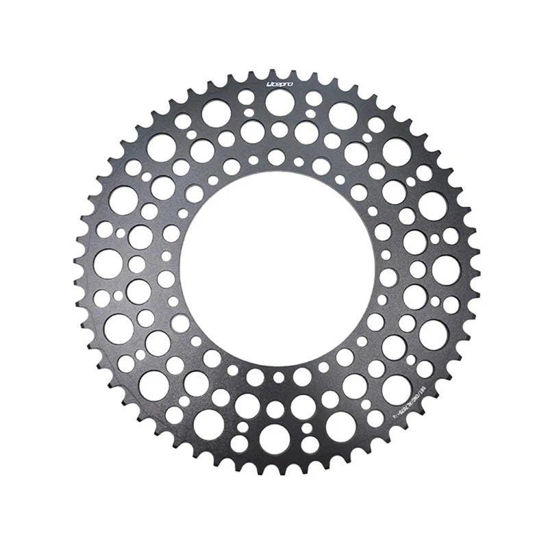 Liteproelite Starry Sky Bubble Chainring 130BCD Round 54T 56T 58T Tooth Plate MTB Mountain Bike Folding Bicycle Chainwheel