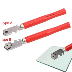 130mm For Hand Tool 1Pcs Diamond Tipped Window Craft Portable Glass Cutter Professional Glass Tile Cutter