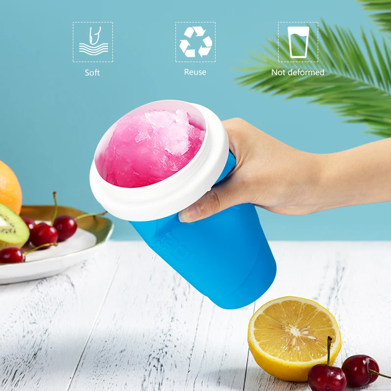

Quick-Frozen Smoothies Cup Homemade Milkshake Bottle Slush and Shake Maker Fast Cooling Cup Ice Cream Slushy Maker Bottle Cup