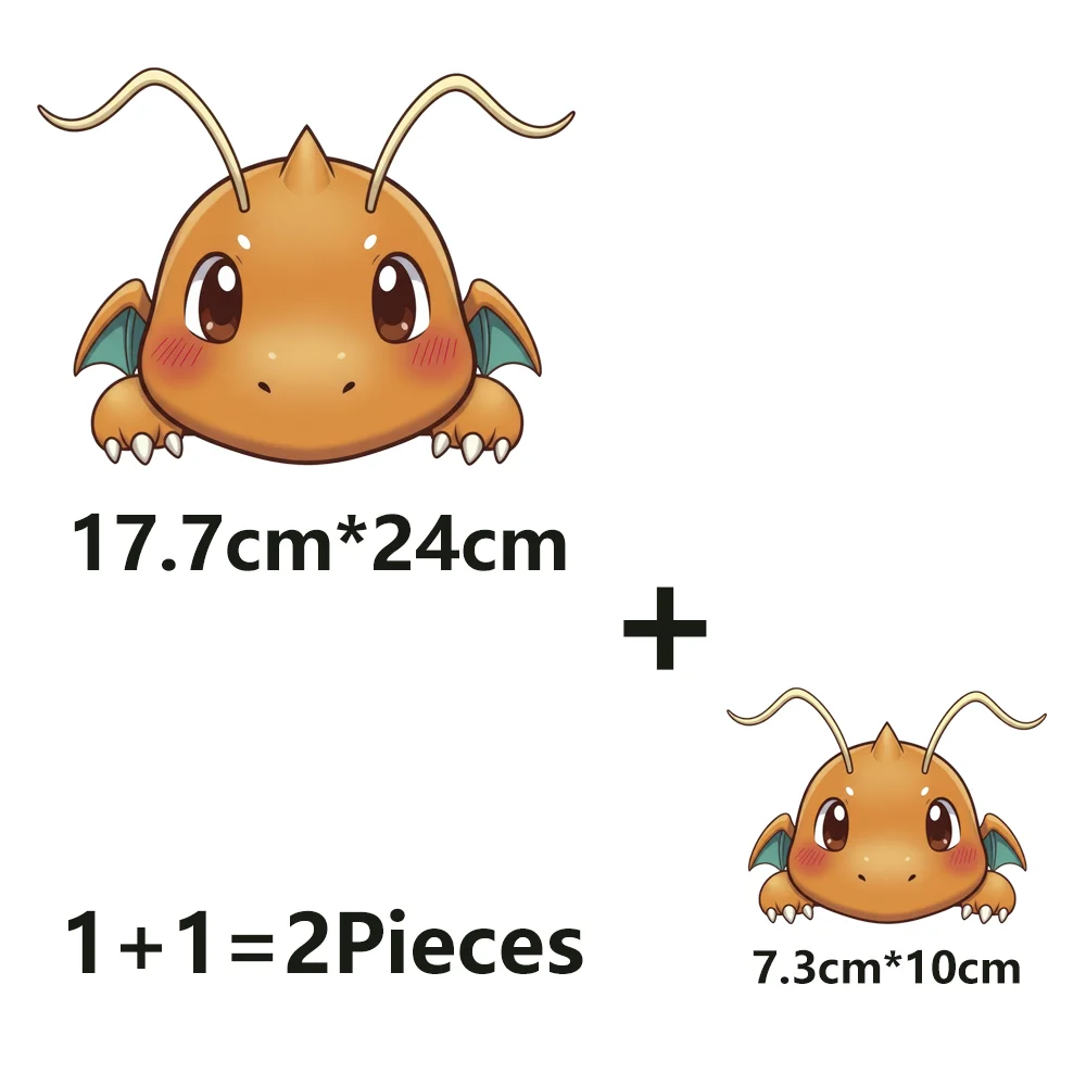 Bügelbare, wärmeaktivierte Thermotransferdruck-Aufkleber mit Pikachu-Motiv, niedliche Aufnäher zum Aufbügeln für Kinderkleidung und Accessoires, individuell anpassbar. – Detail 9