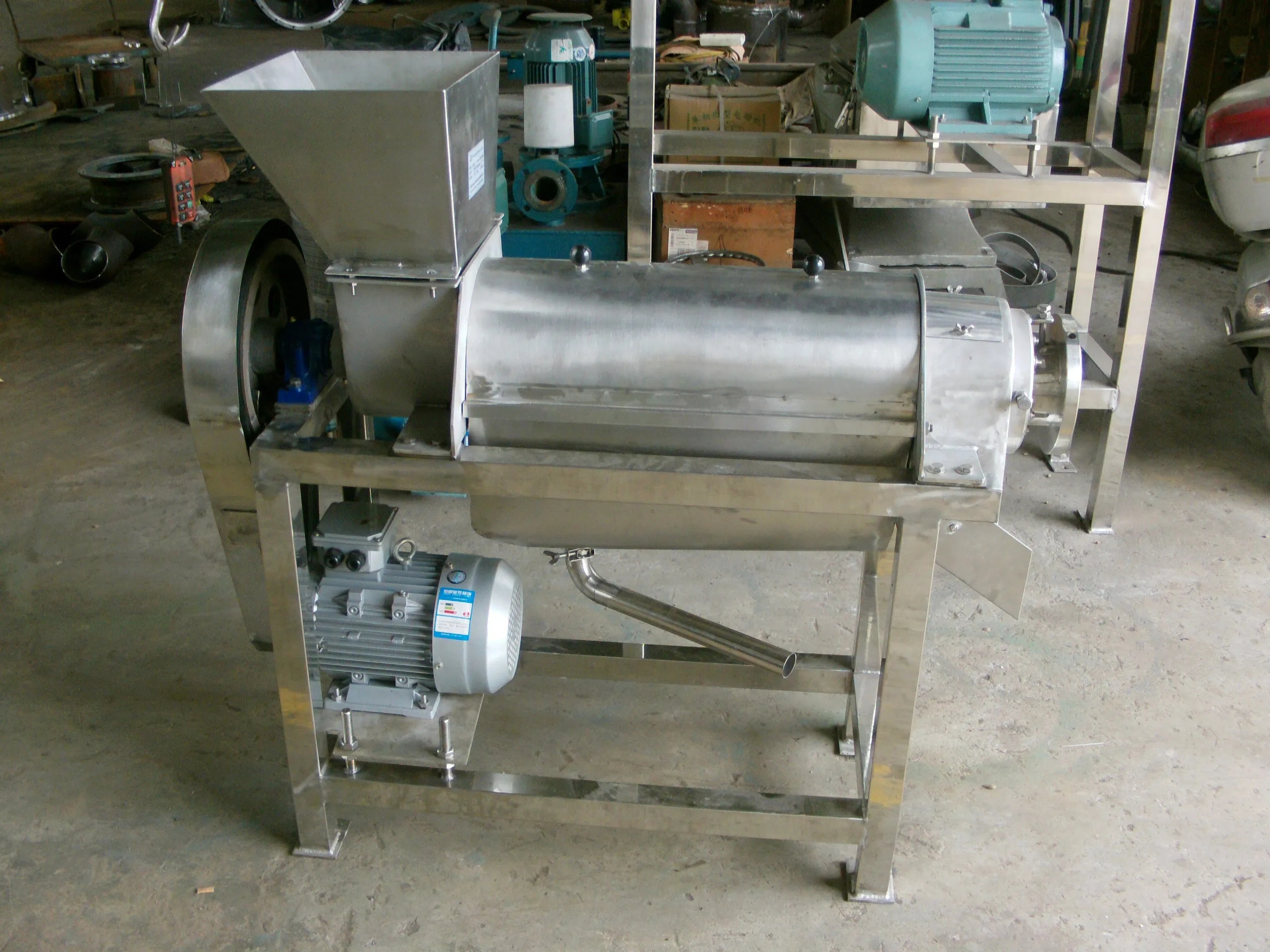 Estrattore di spremiagrumi industriale Succo commerciale Succo d'arancia fresco Passione Frutta Succo di ananas Macchina per fare