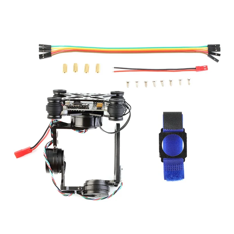 For FPV Aerial Shooting SCT Hawkeye Gimbal Module 2-Axis Gimbal 3-Axis 2D Brushless Gimbal Module Durable Easy Install Black