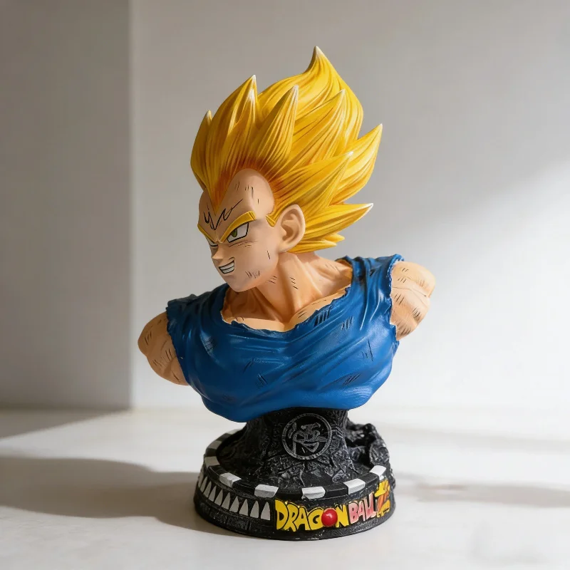 

Anime Super Saiyan GK Majin Vegeta 1:1 Scale Bust Statue Collectible Figure Desktop Decoration Boxed Gift for Anime Fans