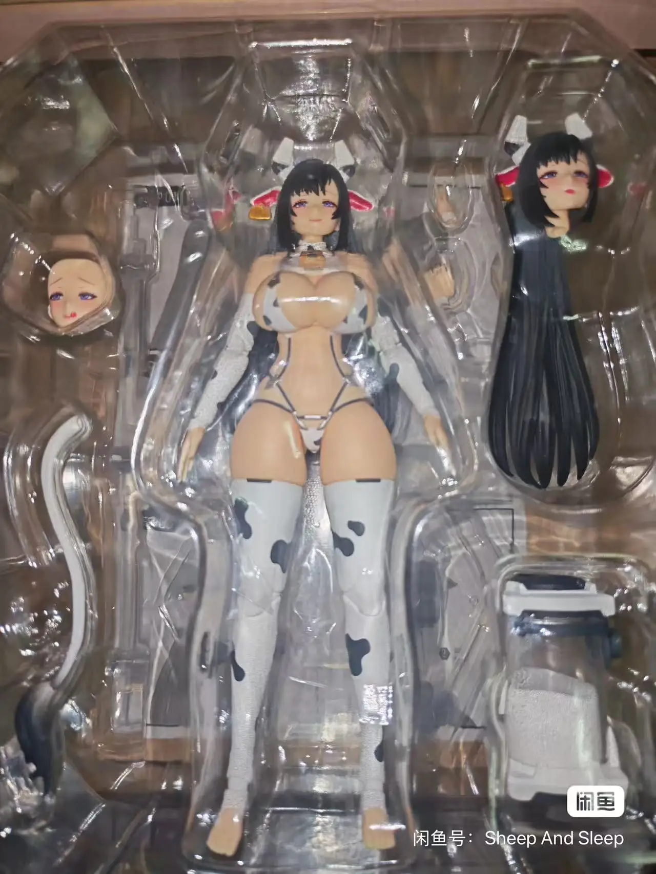In stock】Milky White Sauce Cow Girl 1/12 Scale Finished Figure Doll Desktop Collectible Model Gift