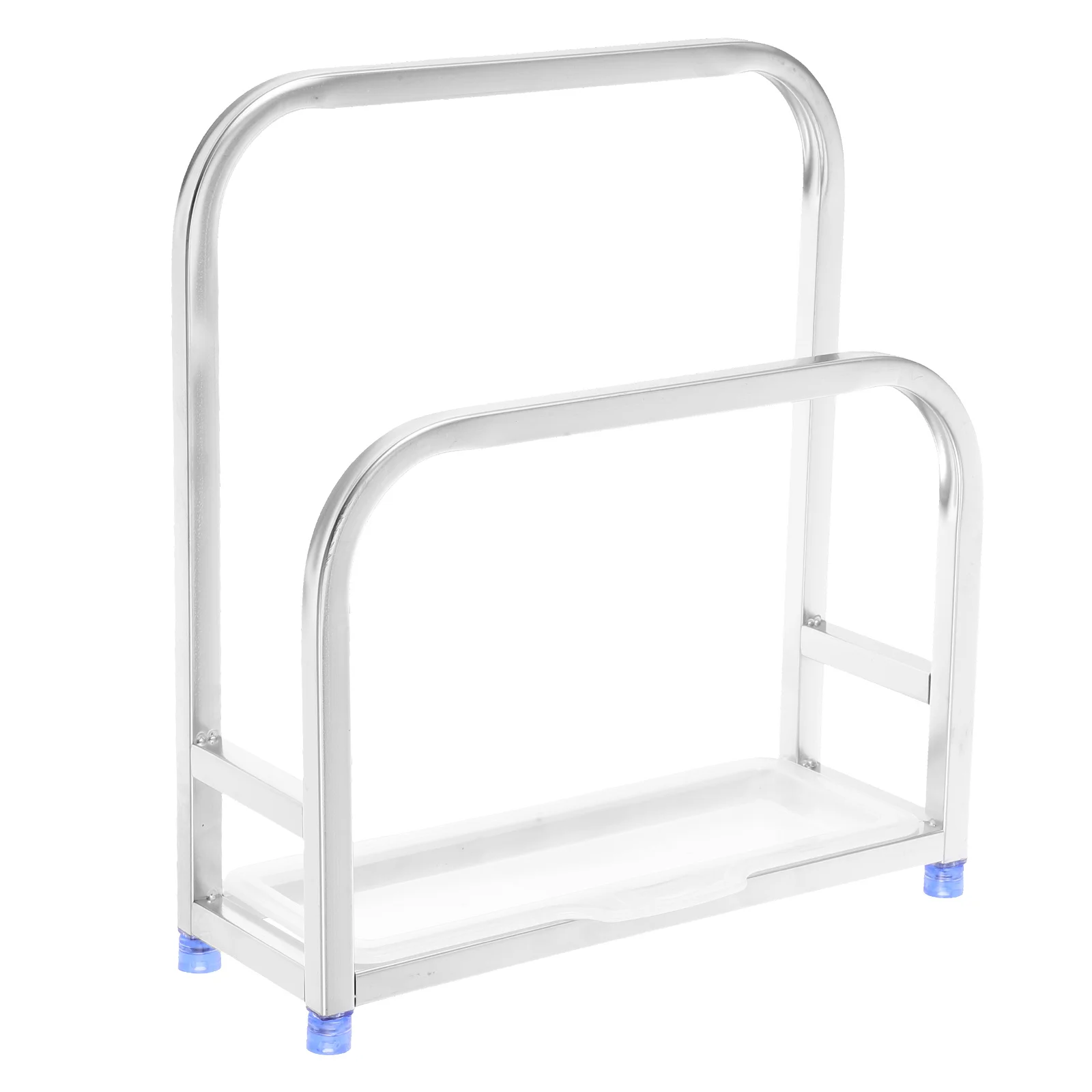 

Stainless Steel Kitchen Storage Rack Cutting Board Drying ganizer Bracket Countertop Large Boards Holder Shelf