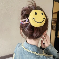 Women Accessories Curled Hair Tool Cute Signal Cool Smiling Face Large Duck Mouth Hairpin Big Size Back Head Claw Girls Headwear