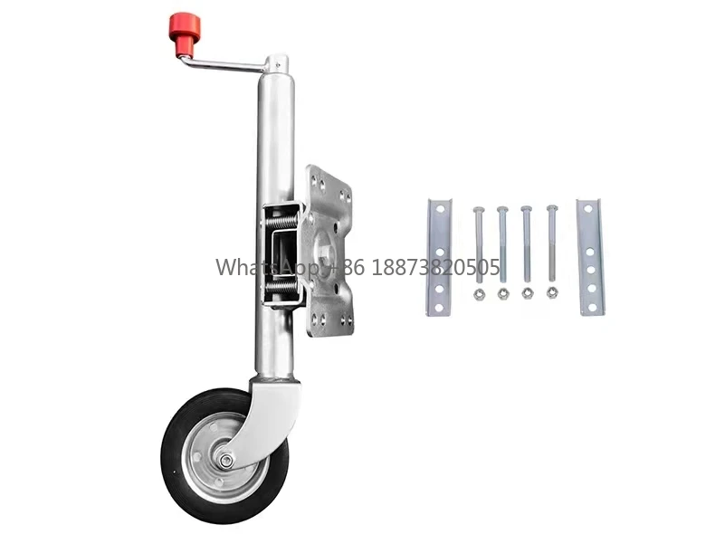 Trailer jack with wheels