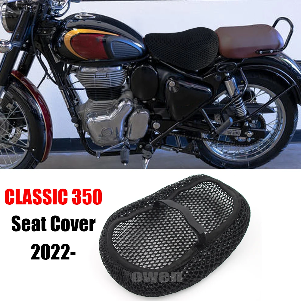 

Motorcycle Seat Cover Seat Protect Cushion For Royal Enfield CLASSIC 350 3D Mesh Seat Cover ROYALENFIELD CLASSIC 350 2022-