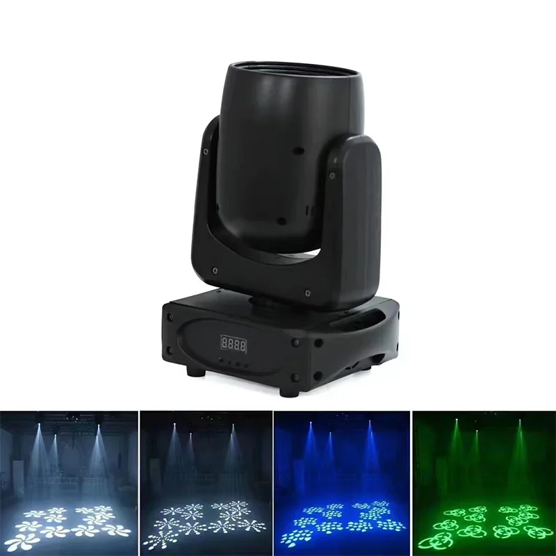 

150W honeybee samrt+triangular prism pattern LED Spot Moving Head Light DMX512 Full Color Gobos Lights for DJ Disco Music Dance