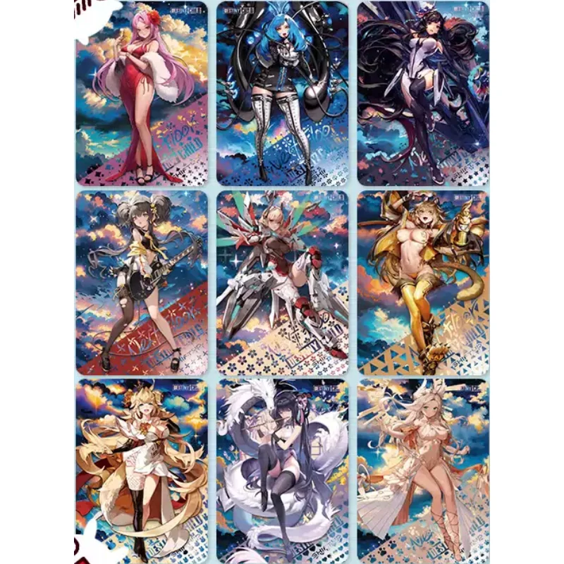 DC Cards Destiny Child Dream Dog Lacy Rushing by Polias Anime Game Characters Collection Color Flash DIY Toy Gift Cards Part16