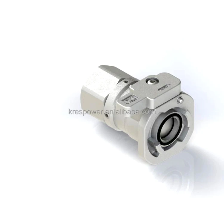 KRES FF9-25-P Interlock Ganda Katup Kopling Putus Cepat Port Koneksi Pagoda Pusat Data Bagian Hidraulik Pendingin Cair